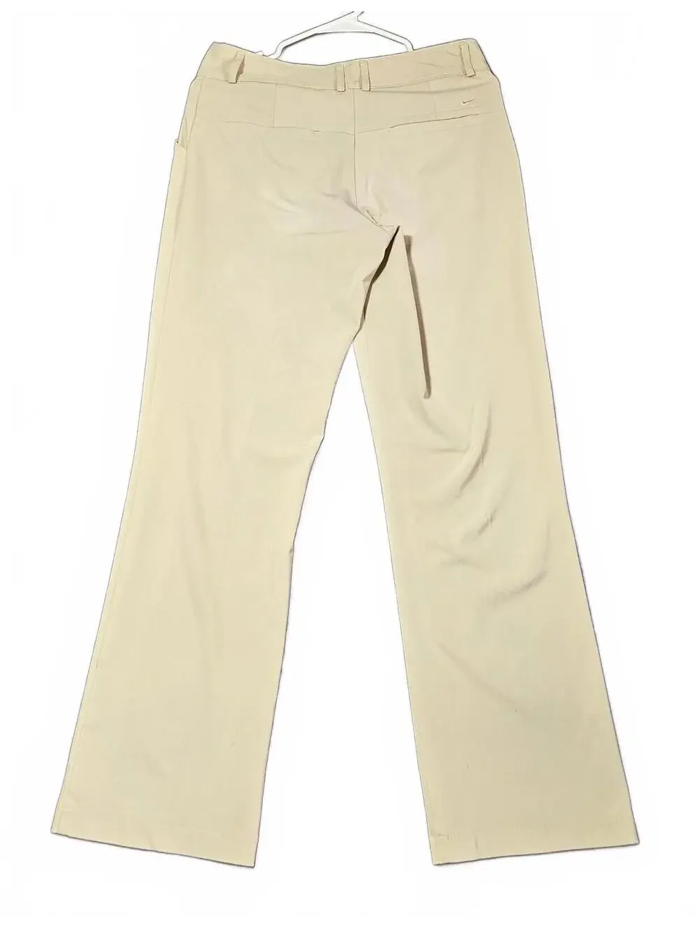 Nike Golf Dri Fit UV Pants Women's Cream Off White Tan Size 6 Classic Wicking